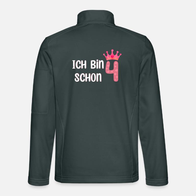 ich bin schon 4 Unisex Softshelljacke