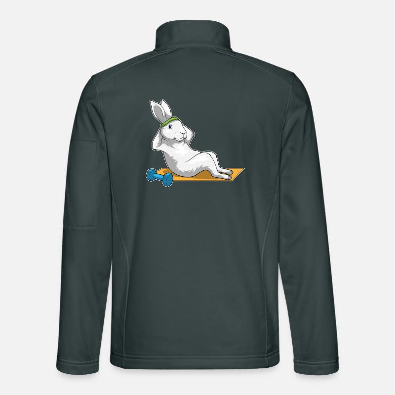 Bunny Abdominal Training Bodybuilding Veste en tissu softshell Unisexe