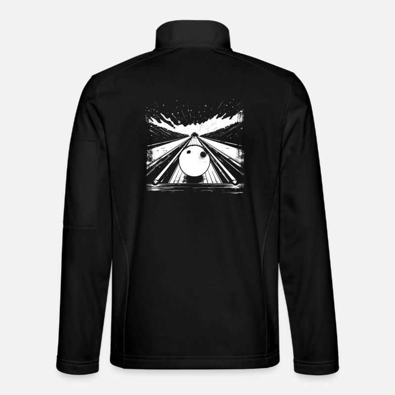 Bowling - Unisex Softshell Jacket - black