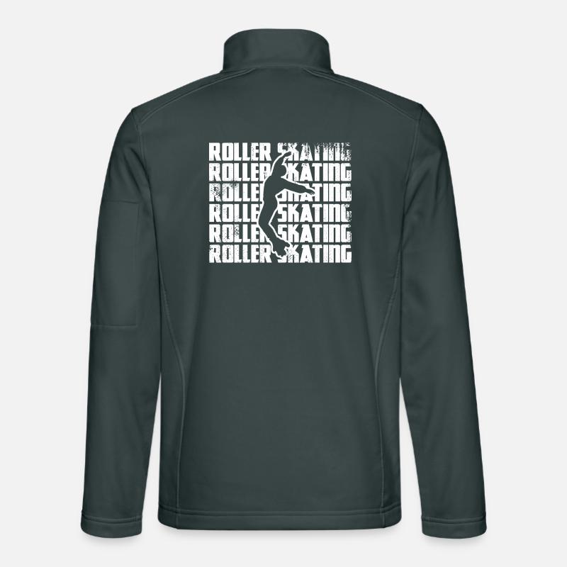 Roller Figure Skating Unisex Softshell Jacket