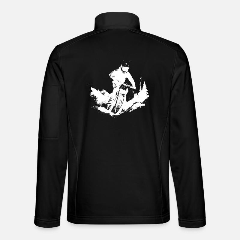 Mountain bikers - Unisex Softshell Jacket - black