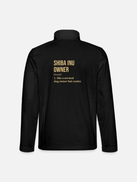 Shiba Inu Shiba Inu Shiba Inu - Unisex Softshell Jacket - black