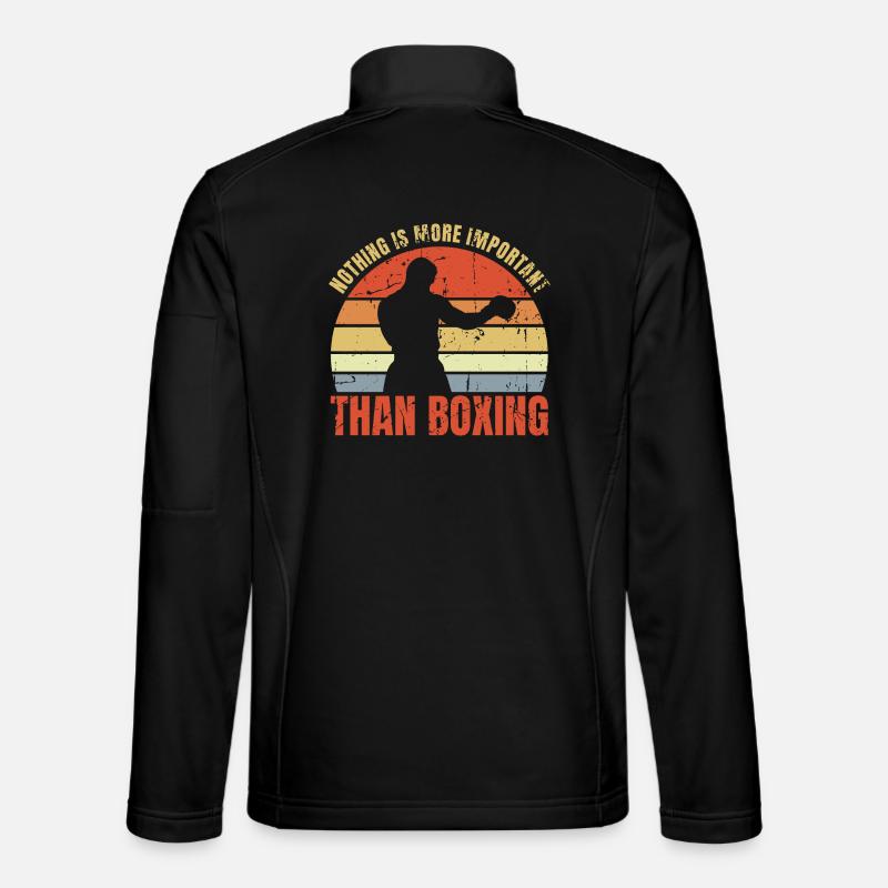 Nothing Is More Important Than Boxing Unisex Softshelljacke