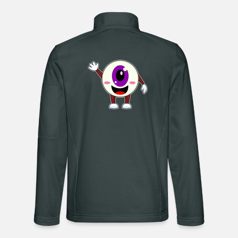Augapfel Halloween Unisex Softshelljacke