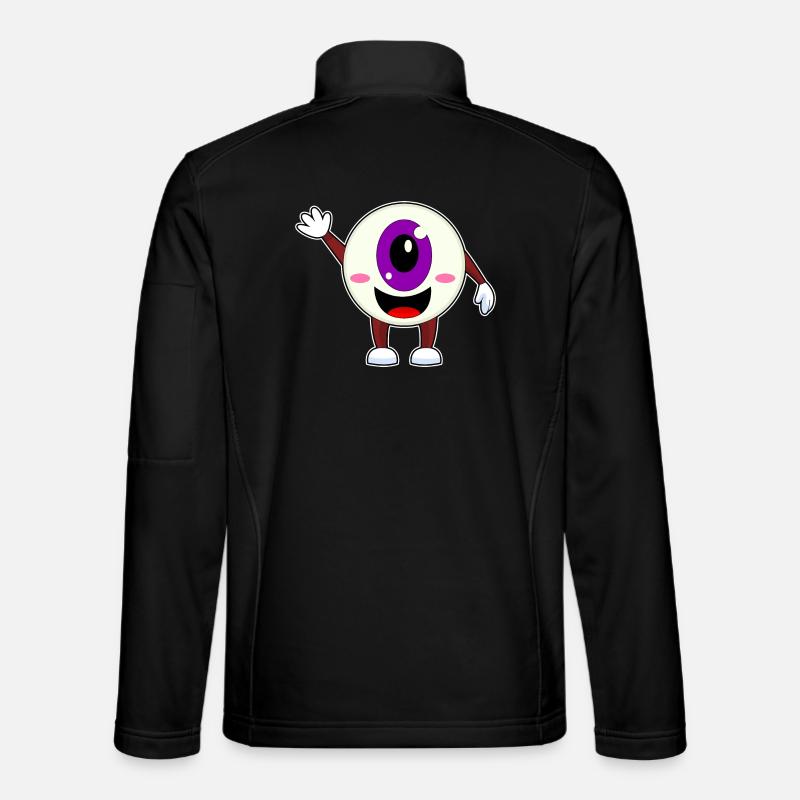 Augapfel Halloween Unisex Softshelljacke