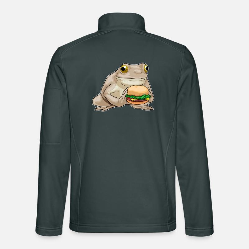 Cheeseburger grenouille Veste en tissu softshell Unisexe