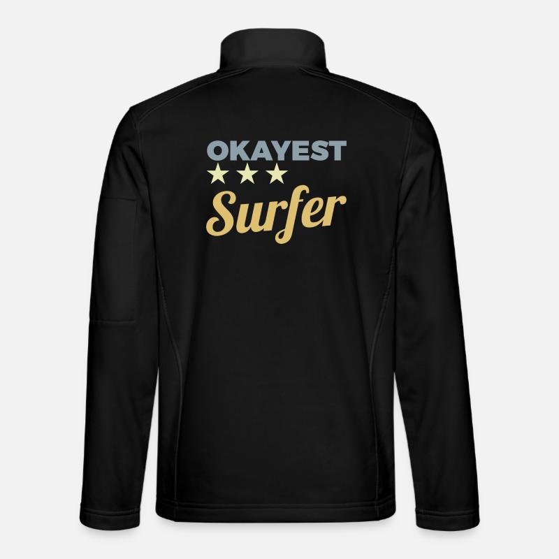 Durchschnittlicher Surfer - Unisex Softshelljacke - Schwarz