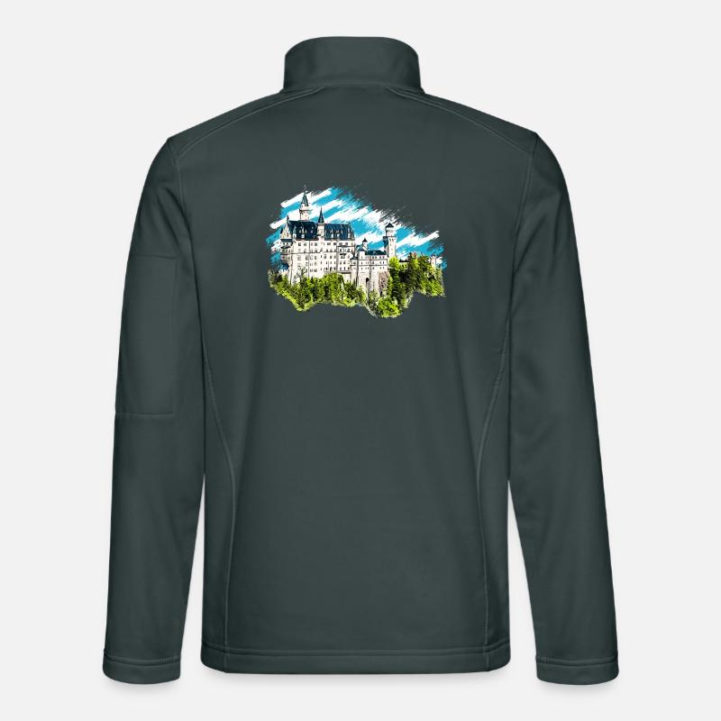 Schloss Neuschwanstein Unisex Softshelljacke