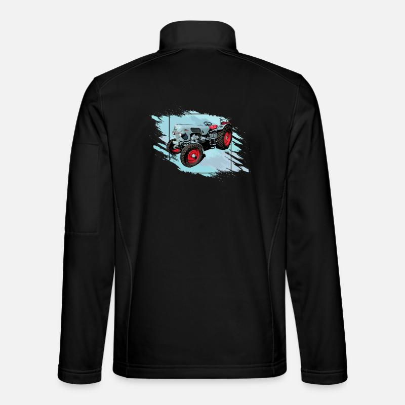 Der Tiger EM 235 - Unisex Softshelljacke - Schwarz