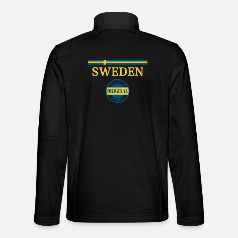 Drapeau de la Suède Veste en tissu softshell Unisexe