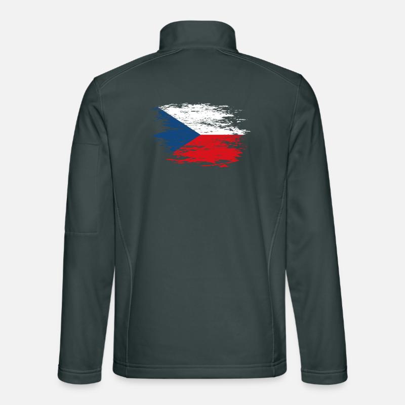 Tschechien Flagge used Unisex Softshelljacke