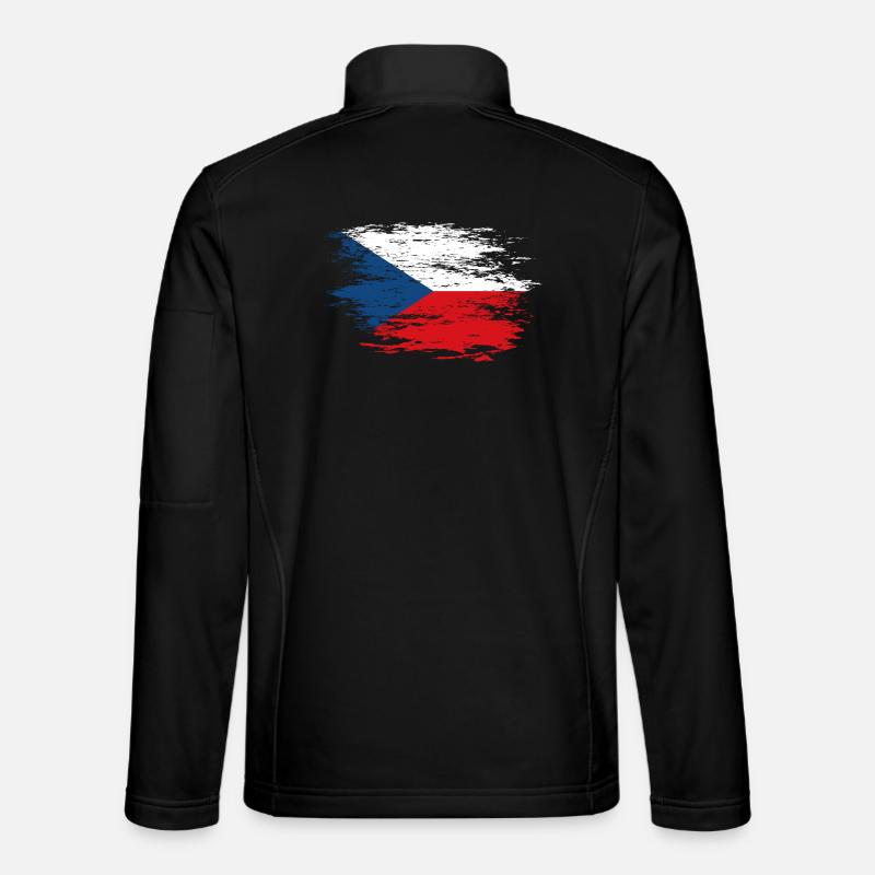 Tschechien Flagge used Unisex Softshelljacke