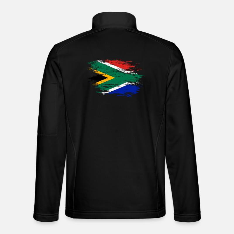 South Africa flag used Unisex Softshell Jacket