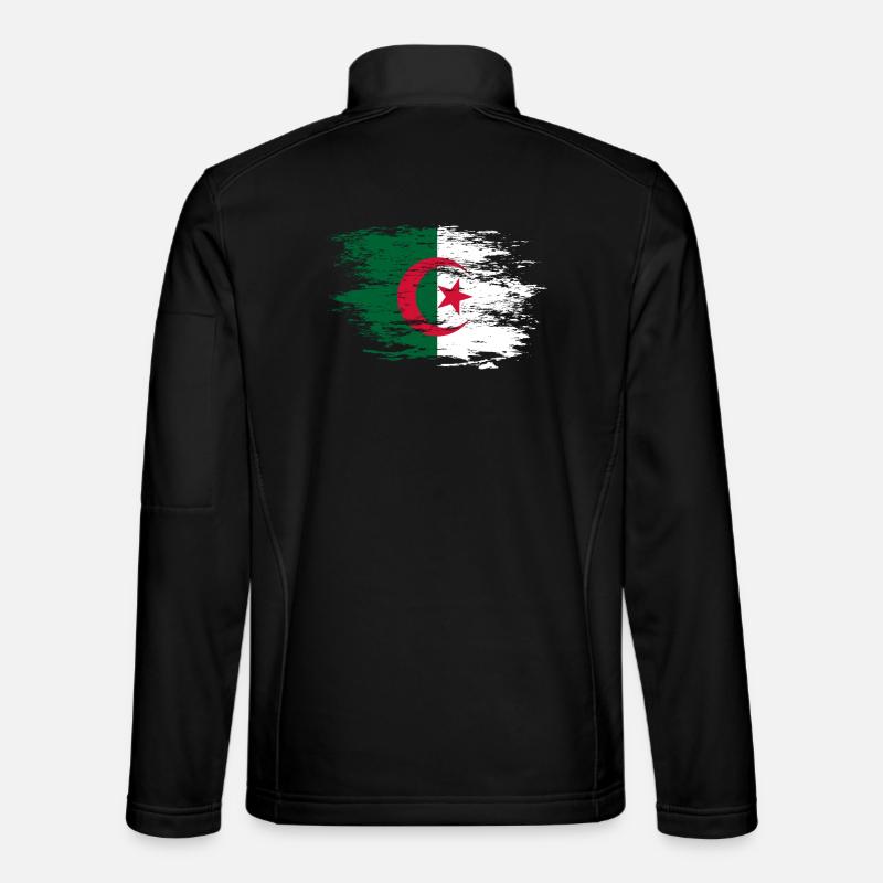 Algerien Flagge used Unisex Softshelljacke