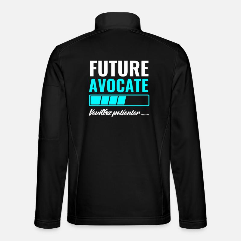 future lawyer - Unisex Softshell Jacket - black