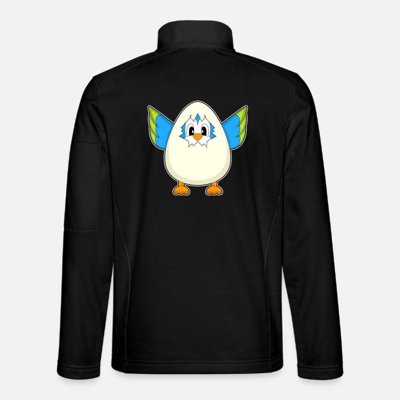 Parrot Egg - Unisex Softshell Jacket - black