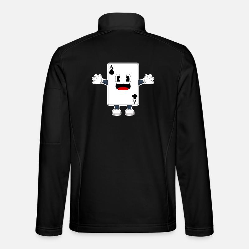 Poker Poker Cards - Unisex Softshell Jacket - black