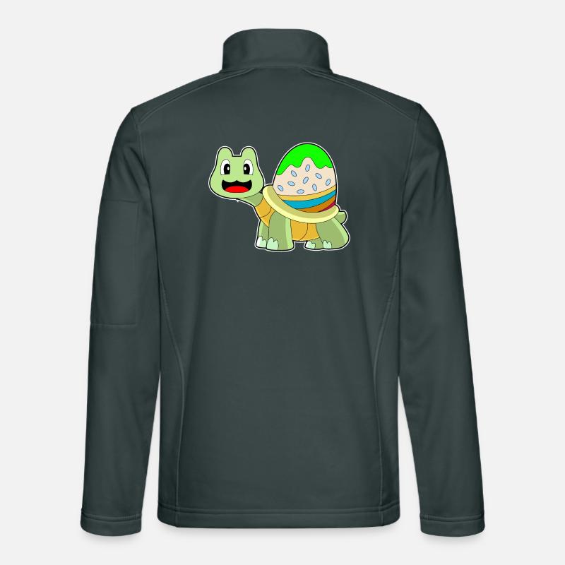 Turtle Easter Easter Egg Unisex Softshell Jacket