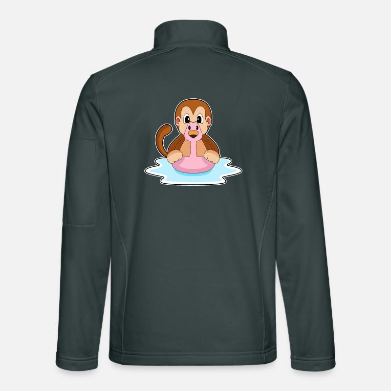 Singe Flamingo Veste en tissu softshell Unisexe
