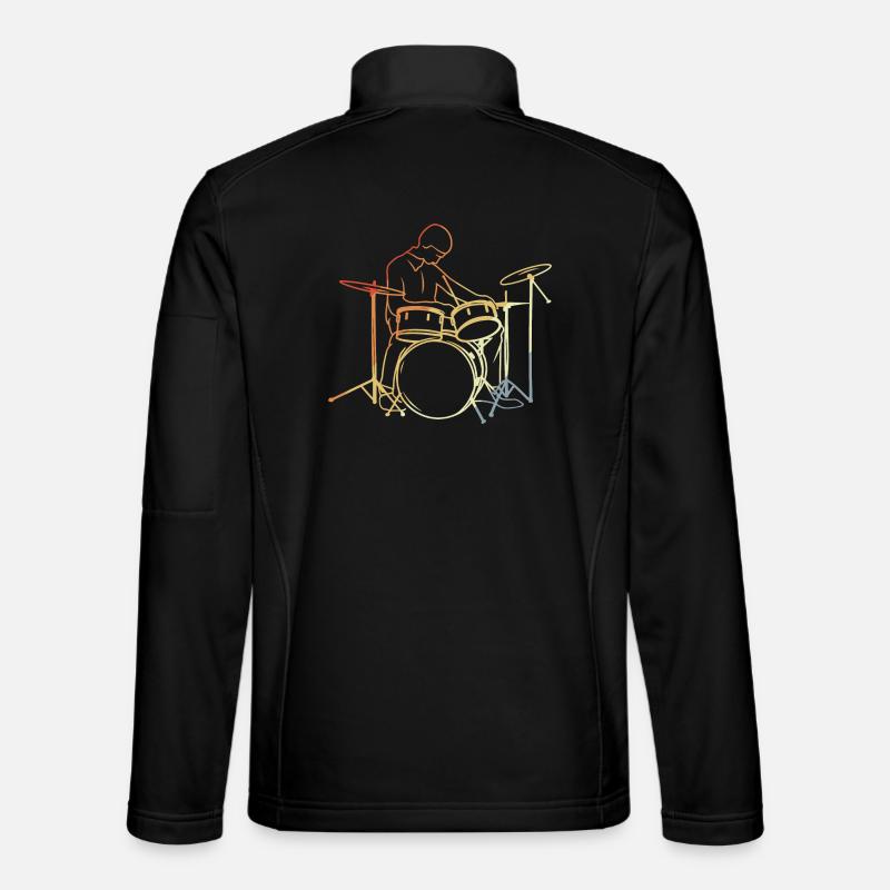 Batteur Look Vintage Veste en tissu softshell Unisexe