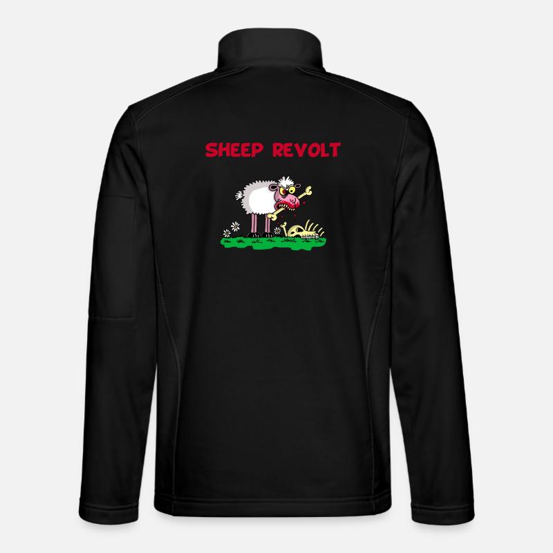 The Sheep Revolt - Unisex Softshell Jacket - black