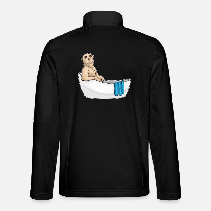 Baignoire Meerkat - Veste en tissu softshell Unisexe - noir