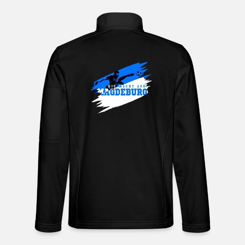 The power from Magdeburg - Unisex Softshell Jacket - black