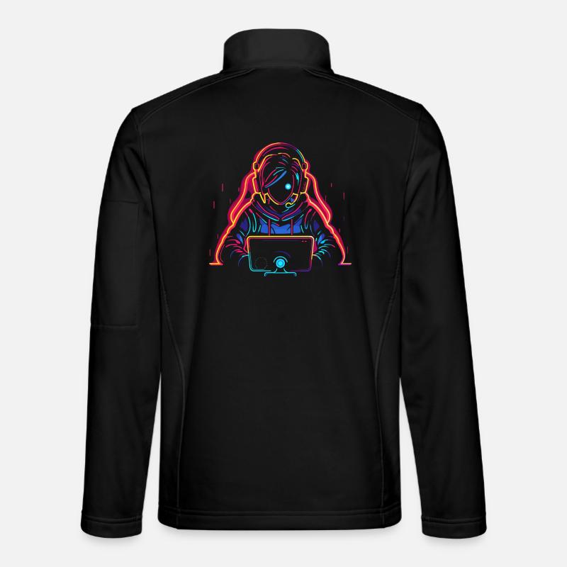 Play Steamwave - Unisex Softshell Jacket - black