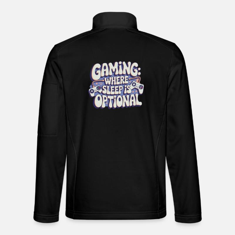 GAMING: WO SCHLAF OPTIONAL IST Unisex Softshelljacke