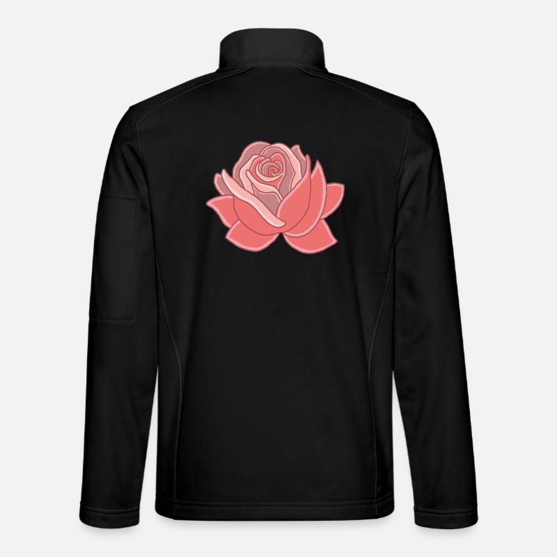 Herz der Rose Unisex Softshelljacke