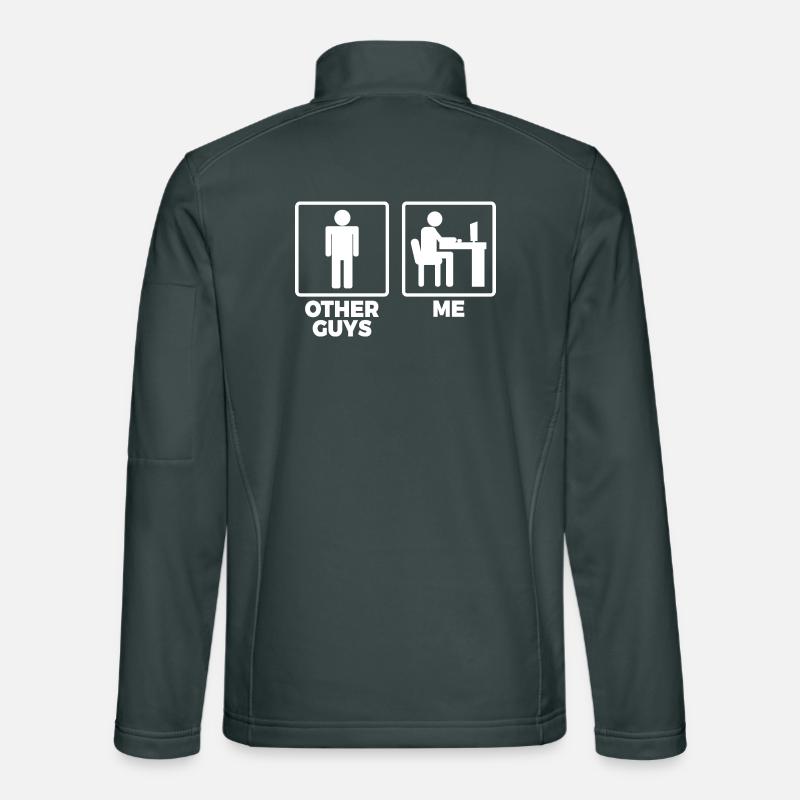 Software Engineer Stick Figures Unisex Softshell Jacket