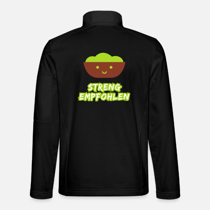 Strictly recommended guacamole - Unisex Softshell Jacket - black