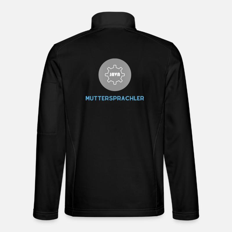 Native speaker: JavaScript Edition Unisex Softshell Jacket