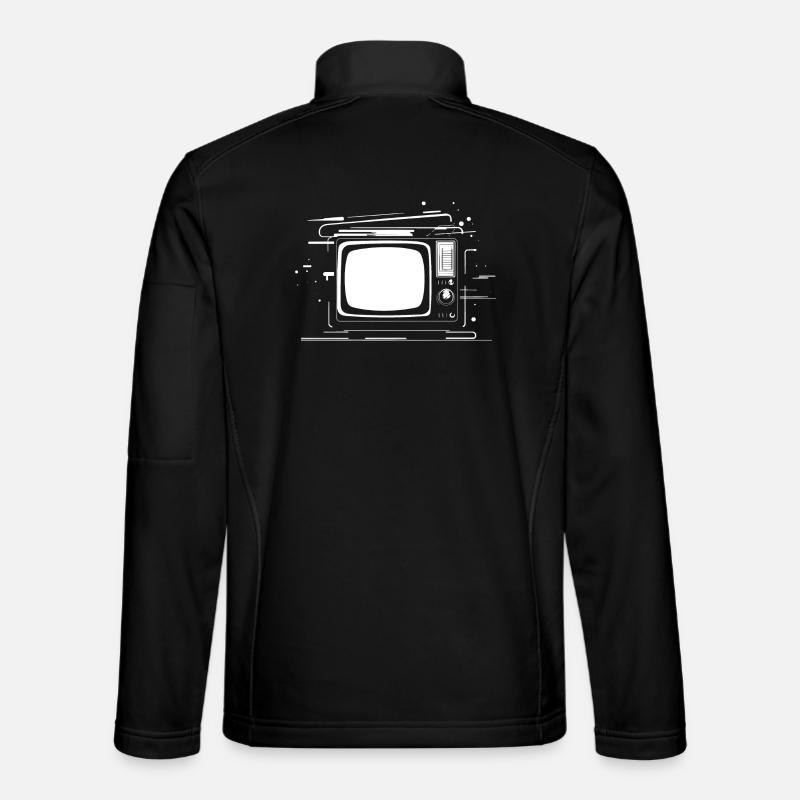 Télévision rétro Veste en tissu softshell Unisexe