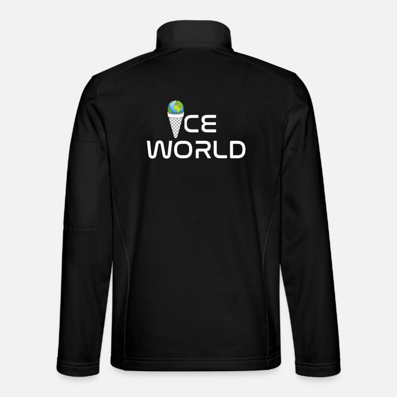 Monde de glace - Veste en tissu softshell Unisexe - noir