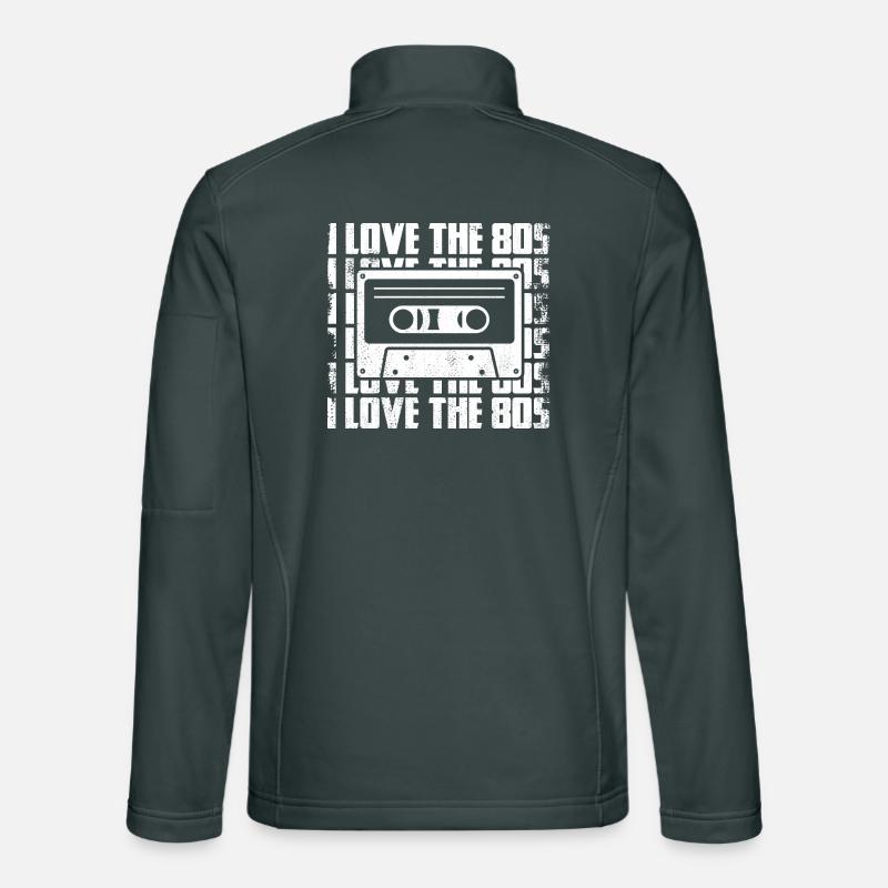 Ich liebe die 80er Unisex Softshelljacke