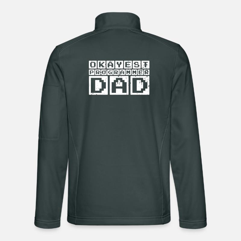 Okayest Programmer Dad Unisex Softshell Jacket