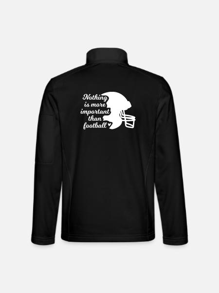 Football Inspiration - Veste en tissu softshell Unisexe - noir - Dos