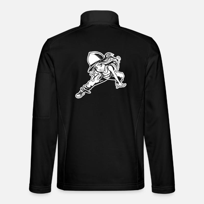 Breakdancerin - Unisex Softshelljacke - Schwarz