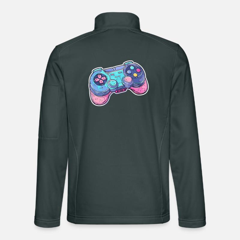 Game Controller Grafik Unisex Softshelljacke