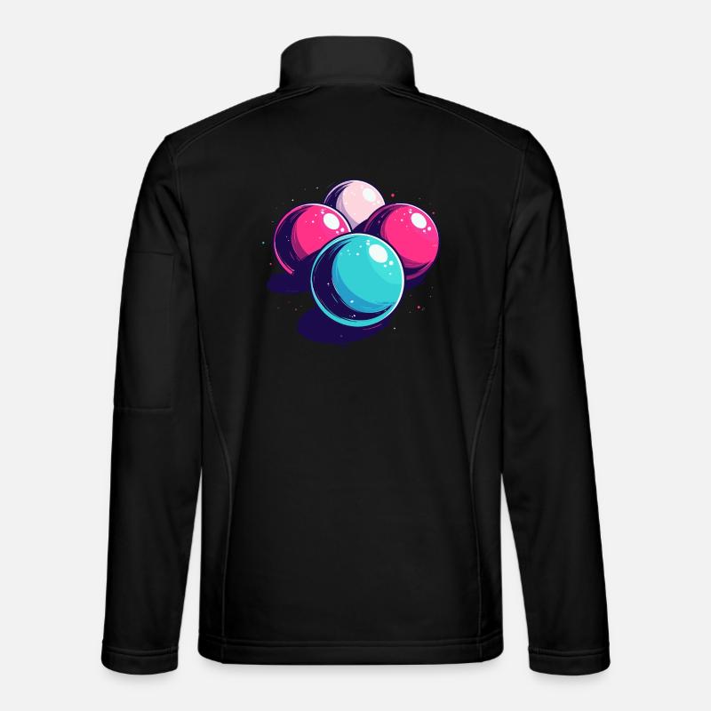 Boules de billard Veste en tissu softshell Unisexe