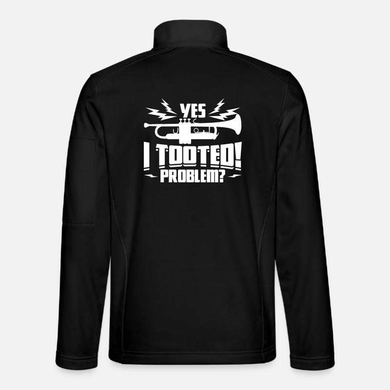 Trumpeter Saying - Unisex Softshell Jacket - black