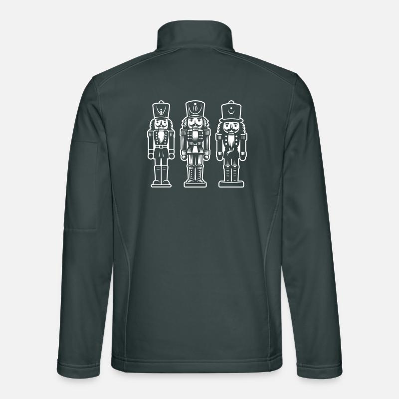 Trio Casse-Noisette Imprimer Veste en tissu softshell Unisexe
