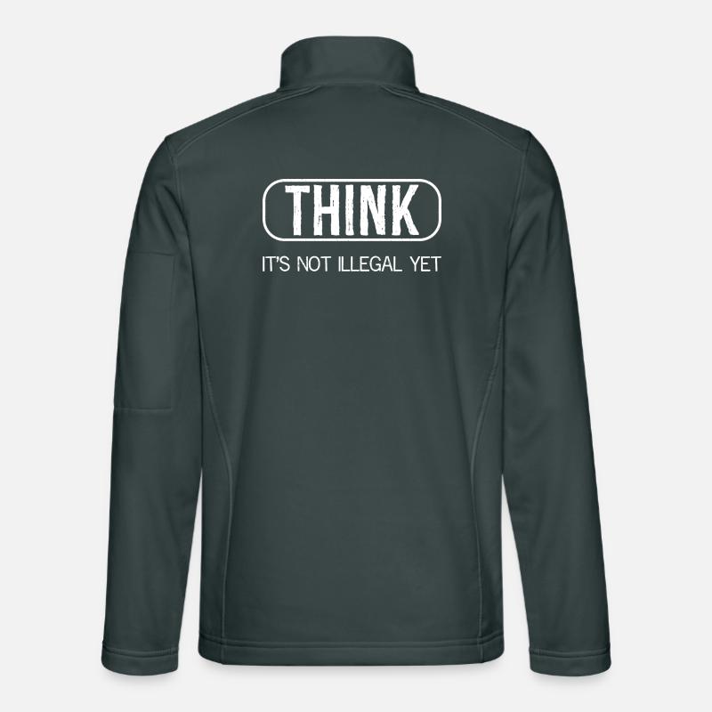think it's not illegal yet Unisex Softshell Jacket