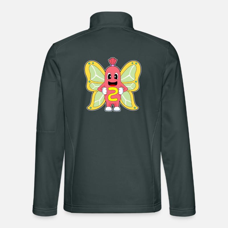 Hot-dog papillon Veste en tissu softshell Unisexe