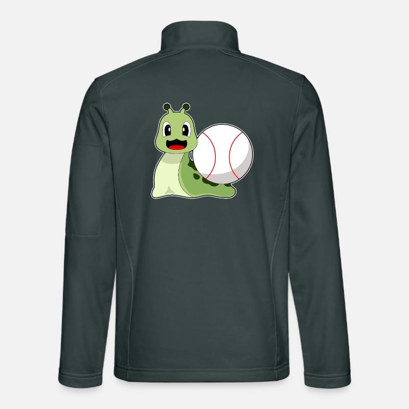 Baseball d’escargot Veste en tissu softshell Unisexe