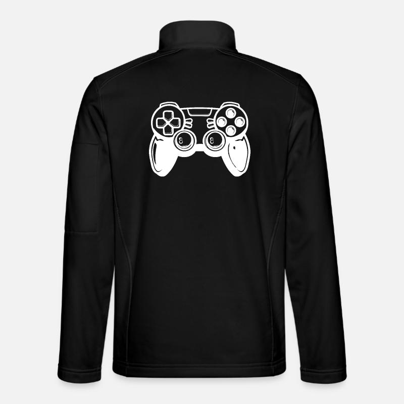 Video Games Controller - Unisex Softshell Jacket - black