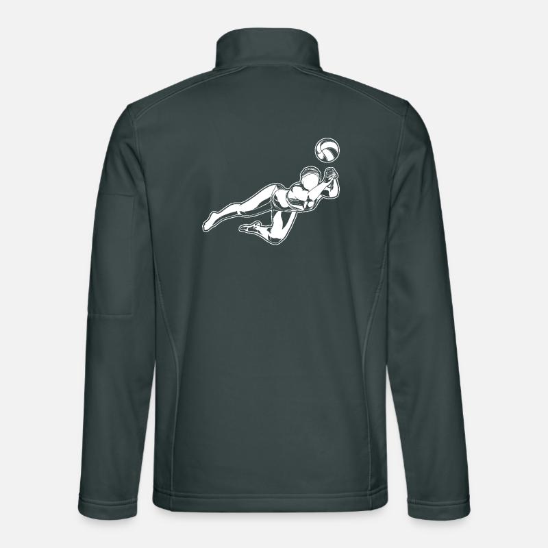 Beach Volleyball Mädchen Unisex Softshelljacke