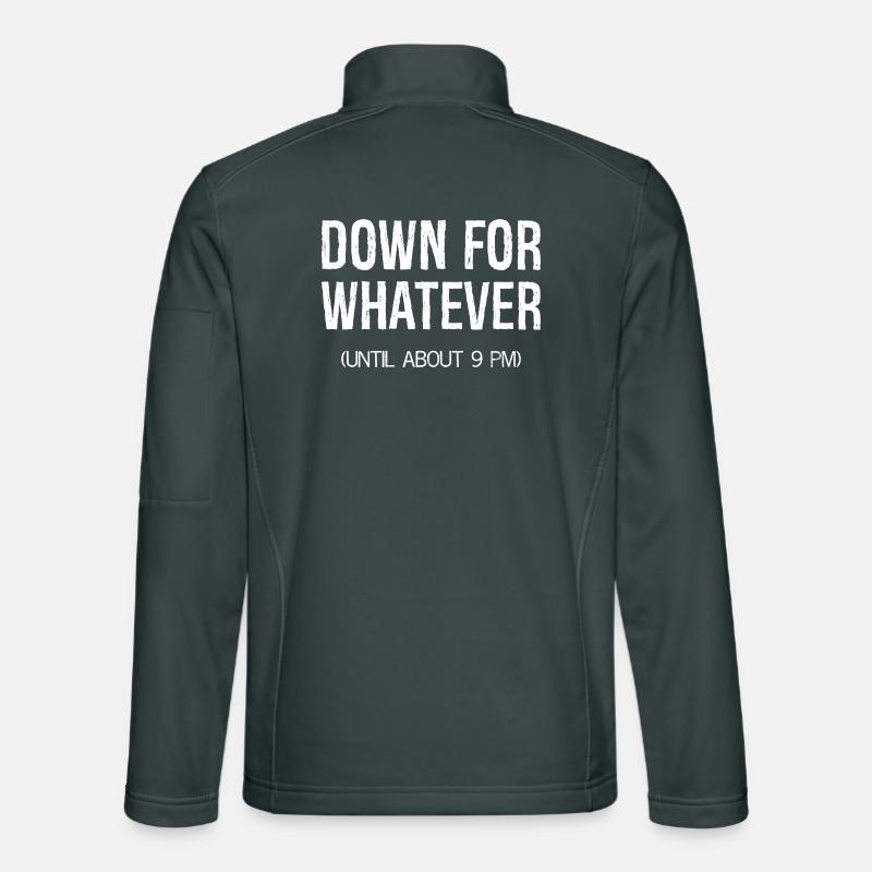 down for whatever Unisex Softshell Jacket