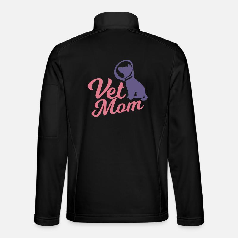 Veterinary Mother - Unisex Softshell Jacket - black